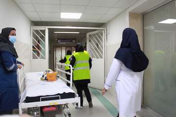 بیمارستان پیمانیه میزبان مانور بزرگ بحران